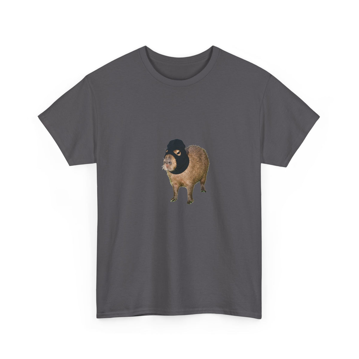 Capybara Robber T-Shirt - Funny Capybara Wearing Balaclava Unisex T-Shirt
