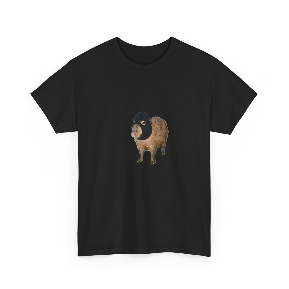 Capybara Robber T-Shirt - Funny Capybara Wearing Balaclava Unisex T-Shirt