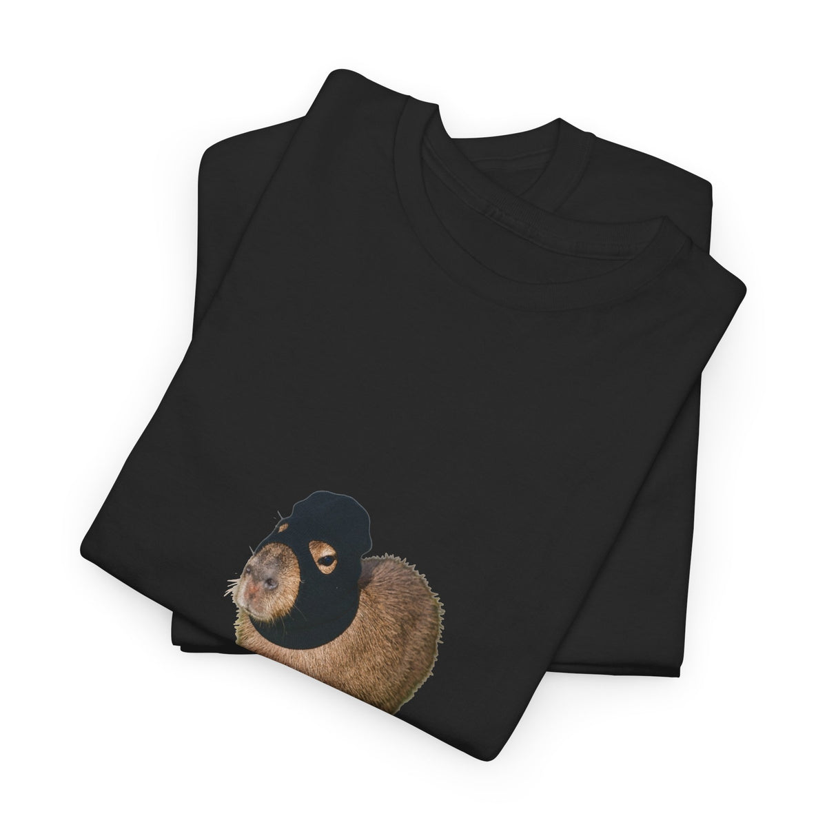 Capybara Robber T-Shirt - Funny Capybara Wearing Balaclava Unisex T-Shirt